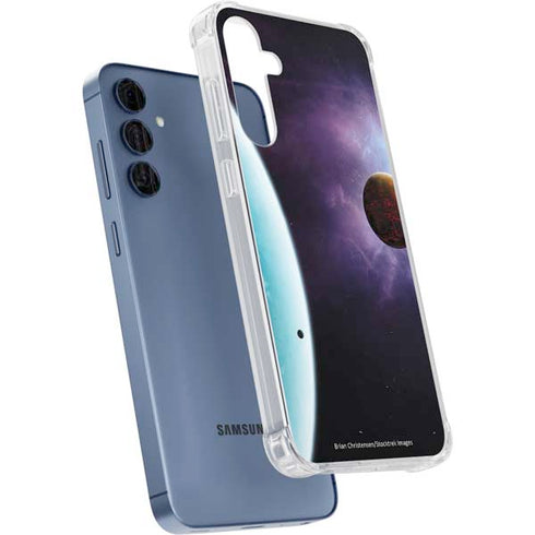 StockTrek Two Planets Born from the Same Star Galaxy A35 5G Clear Case